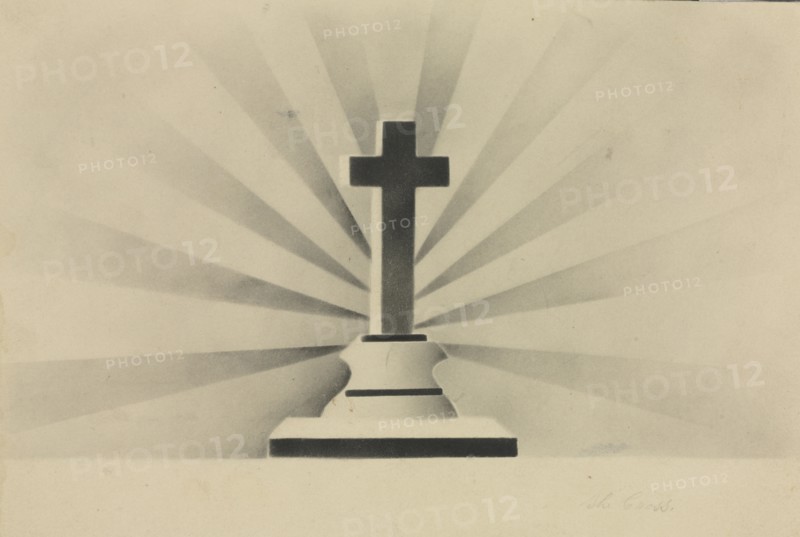 The Cross. Mary Altha Nims (American, 1817-1907). Pencil