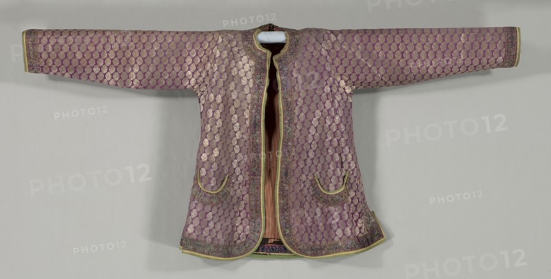 Man's Coat, c. 1800-1825. India, Early 19th century. Brocade, cotton lining, metal thread; overall: 188 x 61 cm (74 x 24 in.)