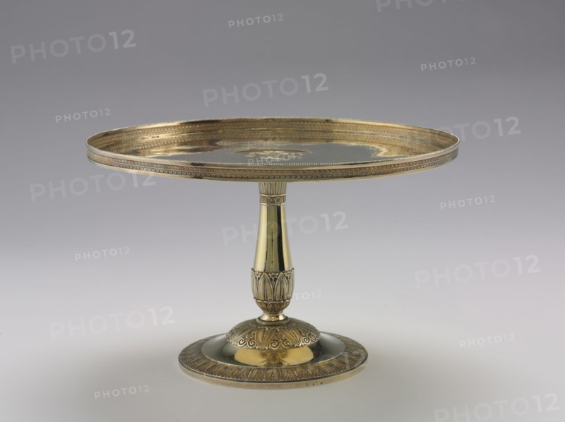 Pair of Tazza, c. 1815. Pietro Paolo Spagna (Italian, 1793-1861). Silver; diameter: 32.3 cm (12 11/16 in.); overall: 20.2 cm (7 15/16 in.).