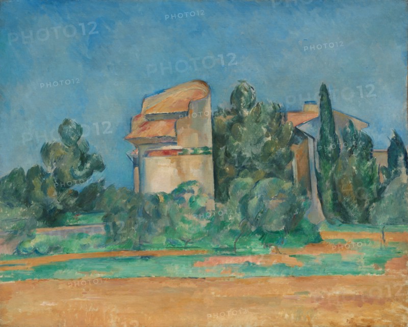 The Pigeon Tower at Bellevue, 1890. Paul Cézanne (French, 1839-1906). Oil on fabric; framed: 95.5 x 113 x 7 cm (37 5/8 x 44 1/2 x 2 3/4 in.); unframed: 65.6 x 81.5 cm (25 13/16 x 32 1/16 in.).