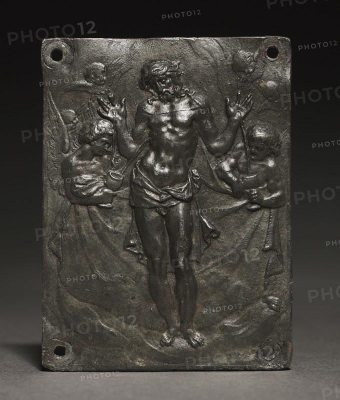 Ecce Homo (Behold the Man), c. 1600. Workshop or follower of Antonio Abondio (Italian, 1538-1591). Lead; overall: 8.3 x 6.4 cm (3 1/4 x 2 1/2 in.).