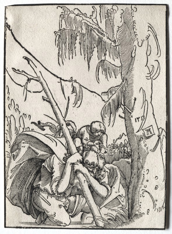 St. Christopher, 1513. Albrecht Altdorfer (German, c. 1480-1538). Woodcut