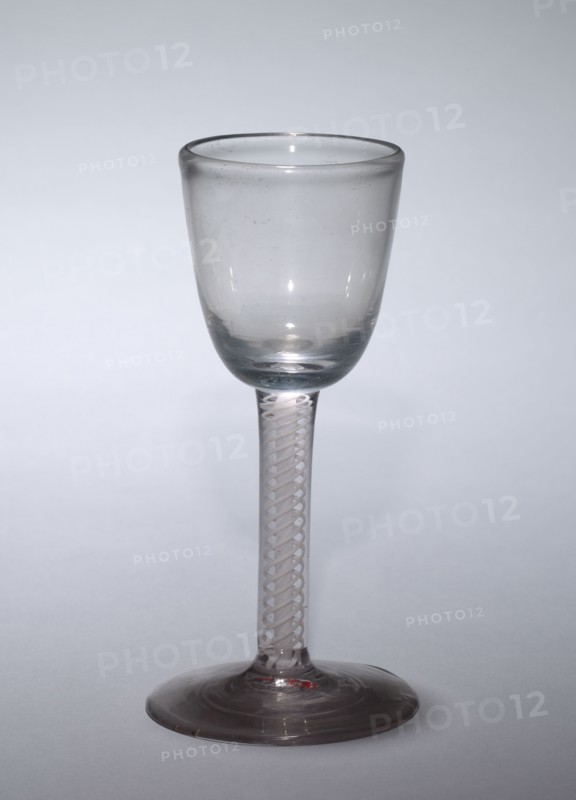 Wine Glass, 1750-1799. England, 18th century. Glass; diameter: 5.1 cm (2 in.); overall: 15 x 6.9 cm (5 7/8 x 2 11/16 in.).