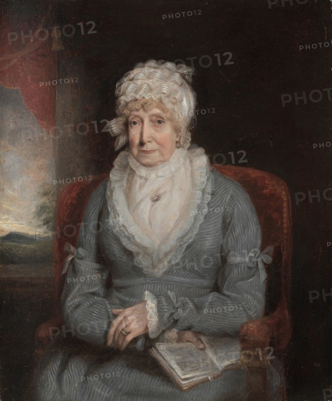 Portrait of a Woman (Mrs. Ann Hivlyn), early 1800s. America or England, 19th century. Oil on wood; unframed: 30.5 x 25.2 cm (12 x 9 15/16 in.).