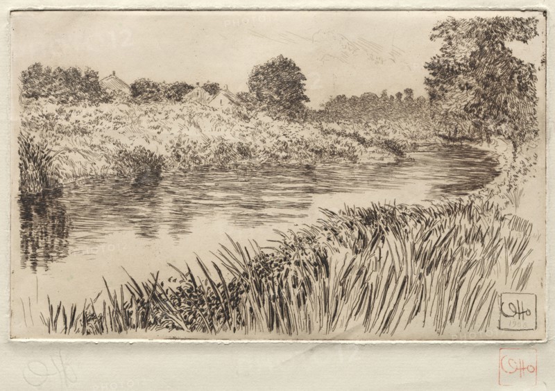 On the Bronx, 1906. Otto H. Bacher (American, 1856-1909). Etching