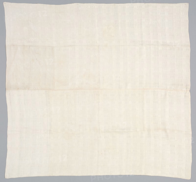 Tablecloth, c. 1800. America, Connecticut, early 19th Century. Linen; average: 153.7 x 147.3 cm (60 1/2 x 58 in.).