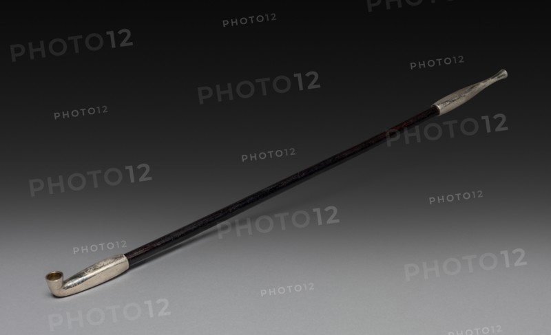 Tobacco Pipe, 19th century. Japan, Edo Period (1615-1868). Wood and metal; overall: 40.2 cm (15 13/16 in.).