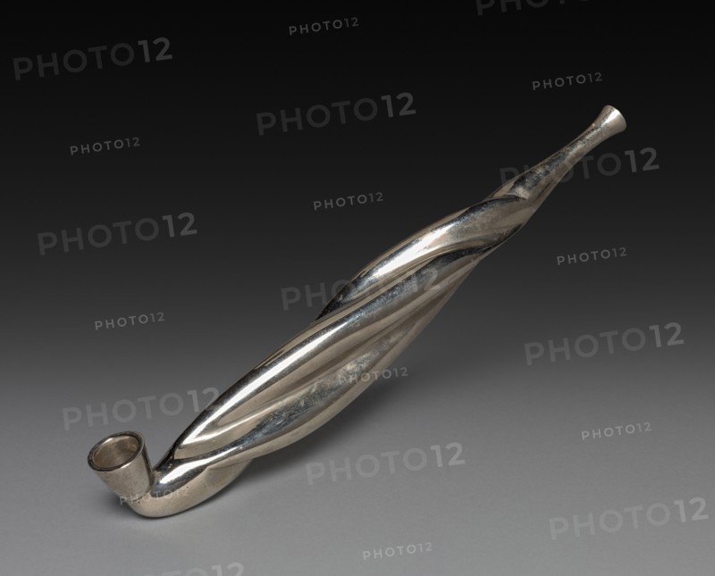Tobacco Pipe, 1800s-1900s. Japan, 19th-20th century. Metal; overall: 23 cm (9 1/16 in.).