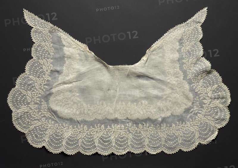 Double Collar, 1830. America, 19th century. Embroidery; cotton mull; overall: 54 x 81.3 cm (21 1/4 x 32 in.).