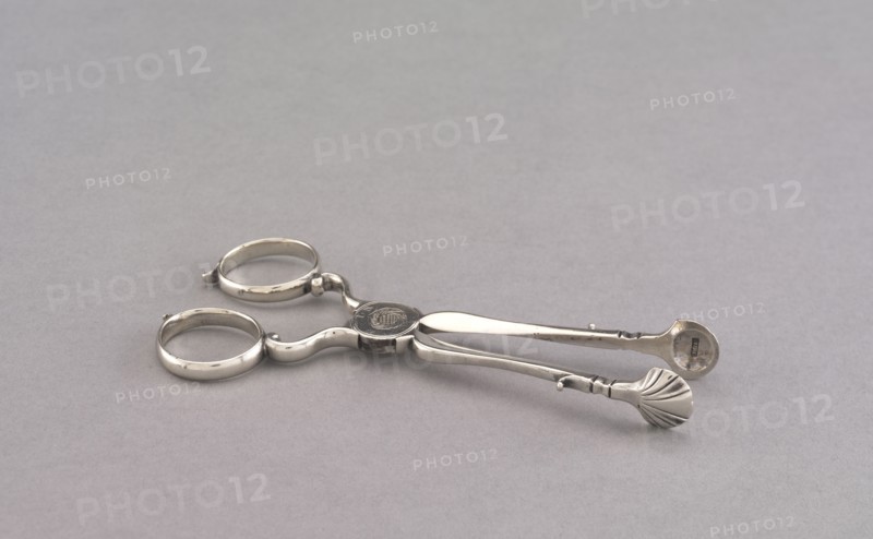 Sugar Scissors, c. 1750. Jacob Hurd (American, 1702-1758). Silver; overall: 12.3 x 5 cm (4 13/16 x 1 15/16 in.).