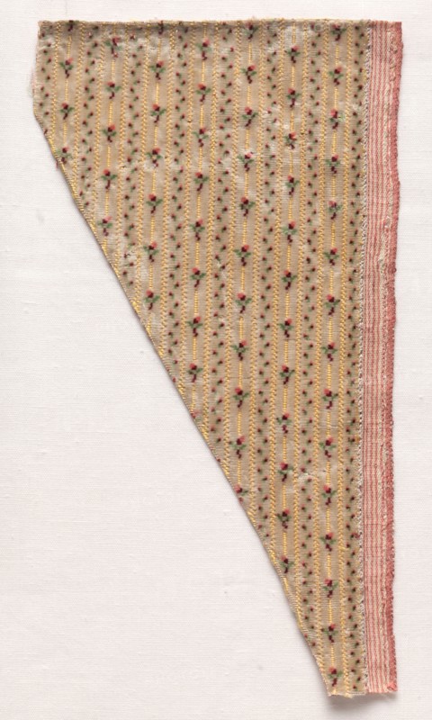Textile Fragment, 1774-1793. France, late 18th century, Period of Louis XVI (1774-1793). Velvet; overall: 19.7 x 10.5 cm (7 3/4 x 4 1/8 in.).