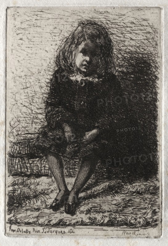 Twelve Etchings from Nature:  Little Arthur, 1858. James McNeill Whistler (American, 1834-1903). Etching