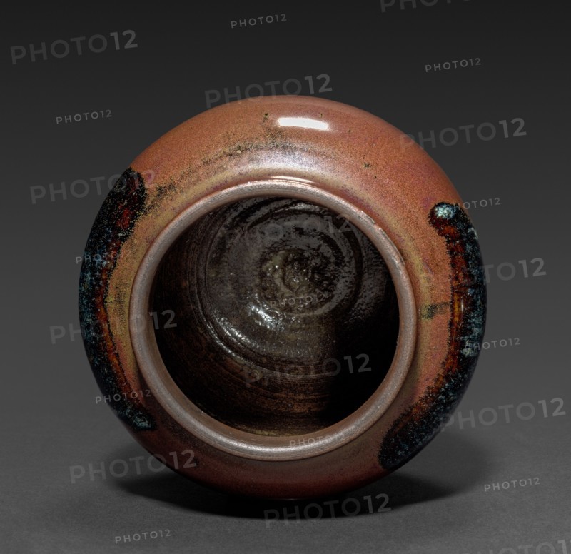 Jar with Wooden Cover, 1700s-1800s. Japan, 18th-19th century. Pottery; overall: 14.3 cm (5 5/8 in.).