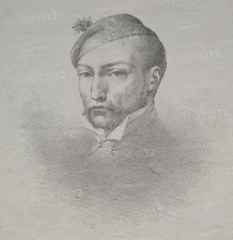 Théodore Géricault. Léon Cogniet (French, 1794-1880). Lithograph