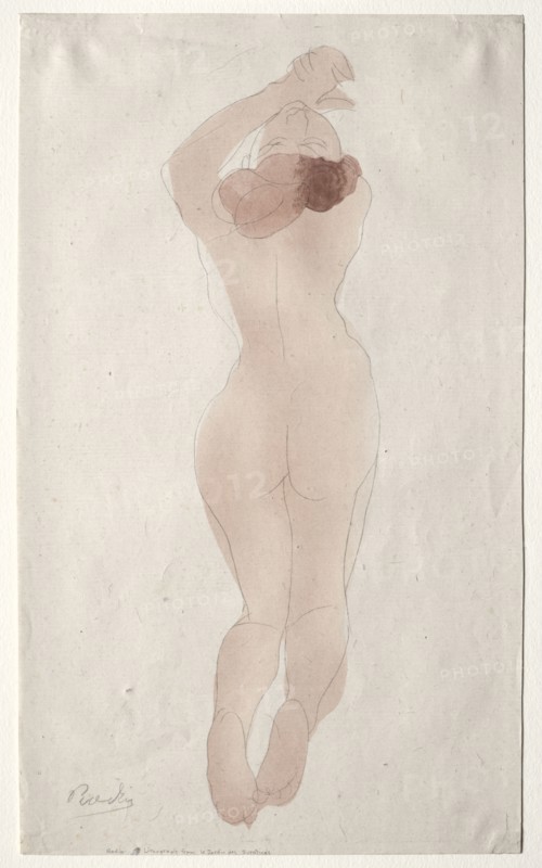 Caresse - moi danc, chéri, 1902. Auguste Rodin (French, 1840-1917). Lithograph; sheet: 32.3 x 19.2 cm (12 11/16 x 7 9/16 in.)