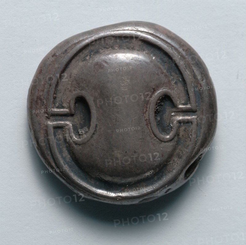 Stater, 379-338 BC. Greece, Boeotia, Thebes, 4th century BC. Silver; diameter: 3 cm (1 3/16 in.).