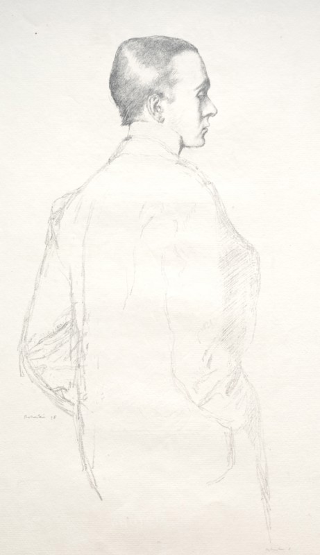 Max Beerbohm, 1898. William Rothenstein (British, 1872-1945). Lithograph