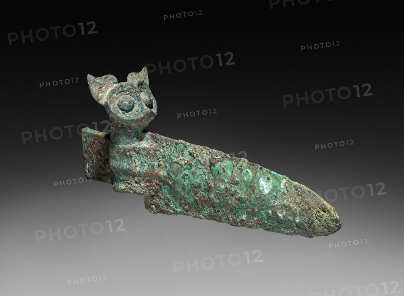 Axe, 1766-1045 BC. China, Shang dynasty (c.1600-c.1046 BC). Bronze; overall: 23.8 cm (9 3/8 in.).