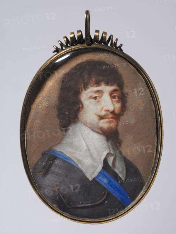 Portrait of Frederick V, Elector Palatine, King of Bohemia, 1630s. John Hoskins (British, c. 1590-1665). Watercolor on vellum in a silver gilt frame; sight: 5.3 x 3.7 cm (2 1/16 x 1 7/16 in.).