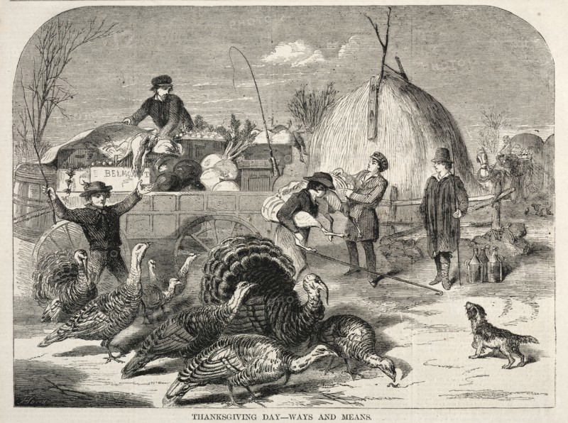 Thanksgiving Day - Ways and Means, 1858. Winslow Homer (American, 1836-1910). Wood engraving