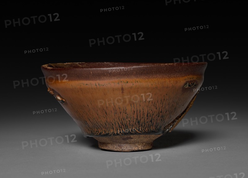 Tea Bowl: Jian ware, 960-1279. China, near Shui ch'i, Song dynasty (960-1279). Stoneware; diameter: 12.8 cm (5 1/16 in.); overall: 7 cm (2 3/4 in.)