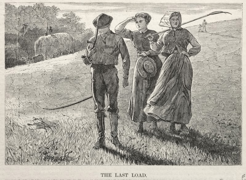 The Last Load, 1869. Winslow Homer (American, 1836-1910). Wood engraving