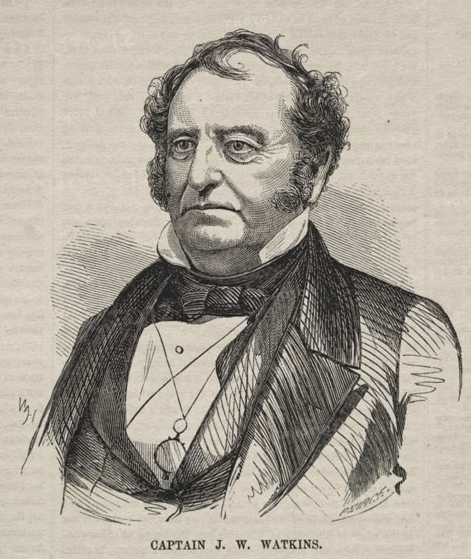 Captain J. W. Watkins, 1857. Winslow Homer (American, 1836-1910). Wood engraving
