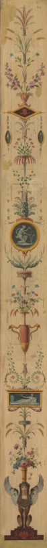 Decorative Panel, 1790s. Pierre Rousseau (French, 1751-1829). Oil on canvas; unframed: 264 x 26 cm (103 15/16 x 10 1/4 in.).