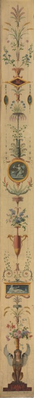 Decorative Panel, 1790s. Pierre Rousseau (French, 1751-1829). Oil on canvas; unframed: 264 x 26 cm (103 15/16 x 10 1/4 in.).
