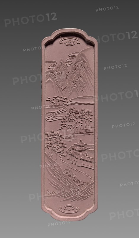 Ink Cake, 1736-95. China, Qing Dynasty (1644-1911), Qianlong reign (1736-95). Ink cake; overall: 10.2 x 3.1 cm (4 x 1 1/4 in.).