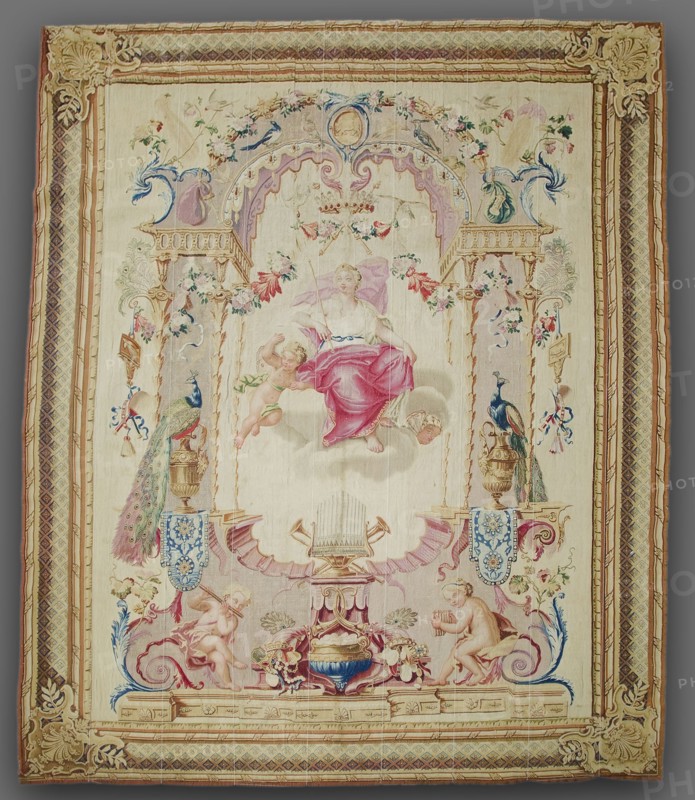Elements: Air, Juno, 1700s. Gobelins (French). Tapestry weave; silk, wool, cotton; overall: 358 x 269.3 cm (140 15/16 x 106 in.)