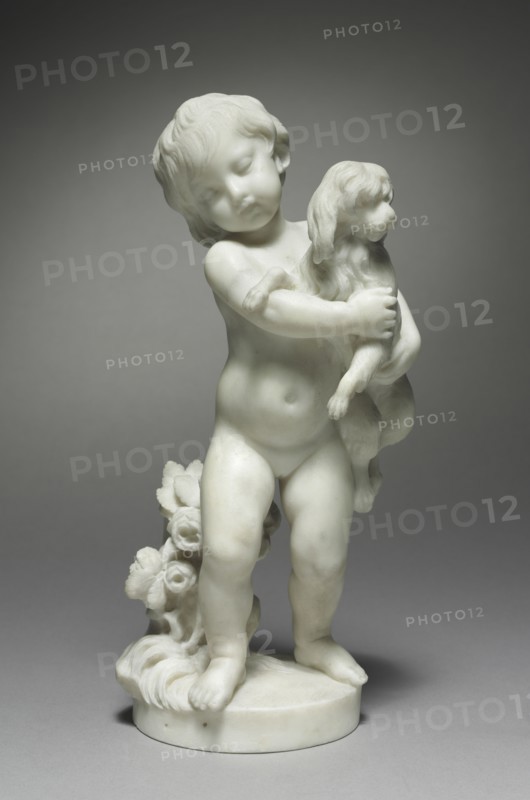 Faithful Love, 1800s. After Augustin Pajou (French, 1730-1809). Marble; without base: 26 x 10.9 x 10 cm (10 1/4 x 4 5/16 x 3 15/16 in.).