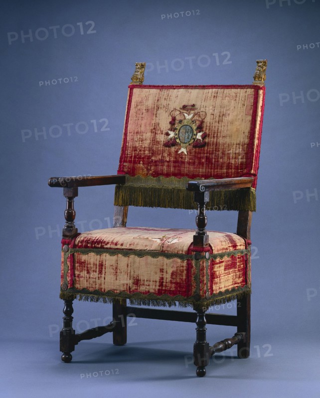 Armchair, 1600s. Italy, 17th century. Walnut; overall: 121.9 x 65.7 x 59.7 cm (48 x 25 7/8 x 23 1/2 in.).