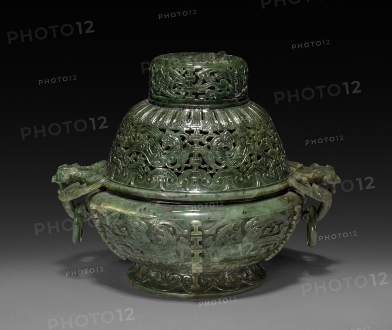 Koro, 1736-1795. China, Qing dynasty (1644-1912), Qianlong reign (1735-1795). Jade; overall: 17.6 cm (6 15/16 in.).