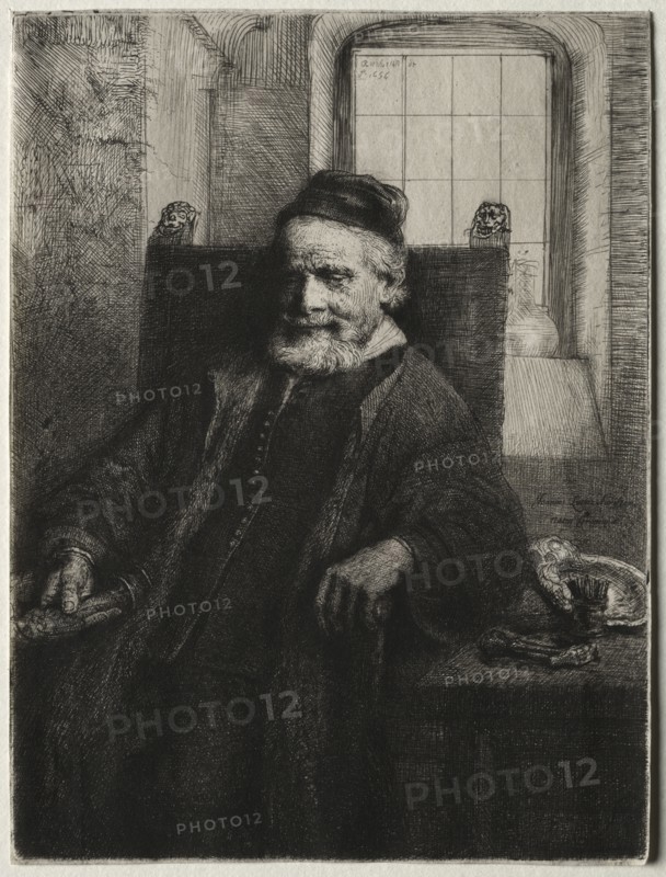 Jan Lutma, Goldsmith, 1656. Rembrandt van Rijn (Dutch, 1606-1669). Etching and drypoint; sheet: 19.9 x 15 cm (7 13/16 x 5 7/8 in.)
