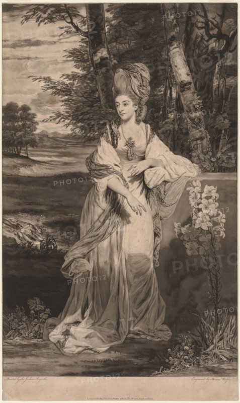 Lady Bampfylde, 1779. Thomas Watson (British, 1743 (?)-1781). Mezzotint, etching and roulette