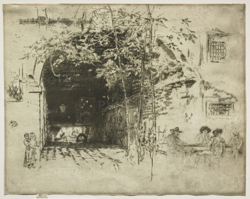 The Traghetto, 1880. James McNeill Whistler (American, 1834-1903). Etching