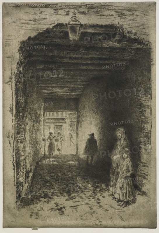 The Beggars, 1880. James McNeill Whistler (American, 1834-1903). Etching and drypoint