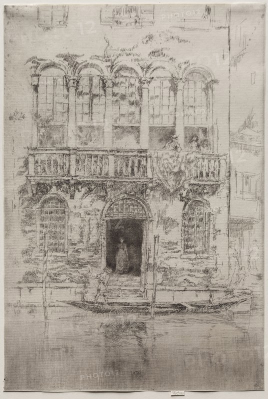 The Balcony, c. 1880. James McNeill Whistler (American, 1834-1903). Etching and drypoint