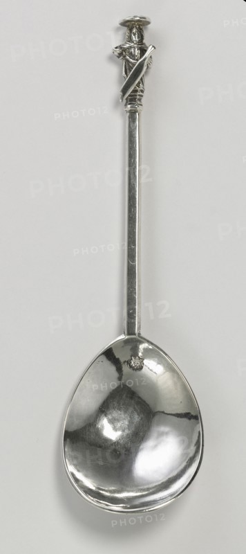 Saint Bartholomew Spoon, 1622. England, London, 17th century. Silver; overall: 18.5 cm (7 5/16 in.).