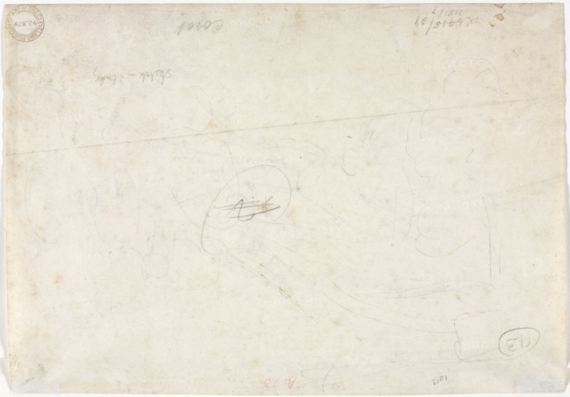 Sketch for a Landscape (verso), 1827. Jean Baptiste Camille Corot (French, 1796-1875). Graphite; sheet: 20.2 x 28.8 cm (7 15/16 x 11 5/16 in.).