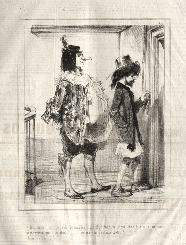 Carnaval, 1841-1843. Paul Gavarni (French, 1804-1866). Lithograph