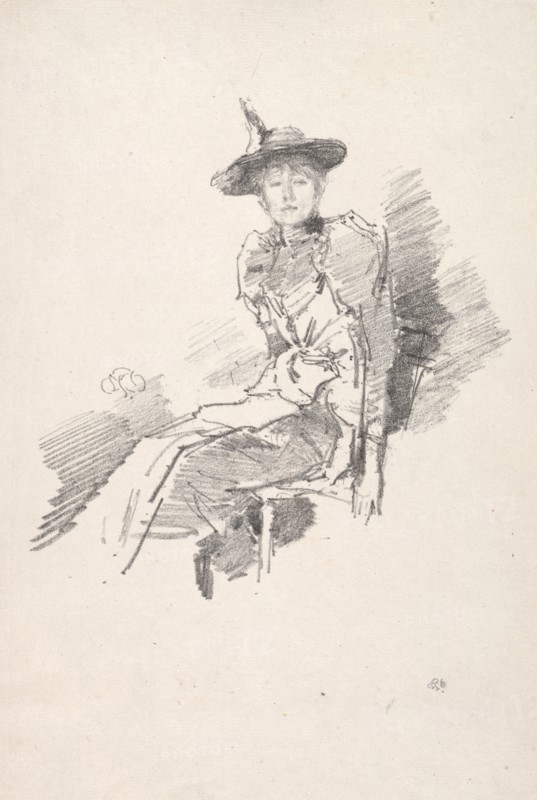 The Winged Hat, 1890. James McNeill Whistler (American, 1834-1903). Lithograph