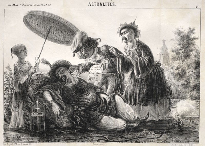 Actualités:  --Dites donc! dites donc! celeste Empereur...., 1841. Clémente Pruche (French, 1831-1870). Lithograph