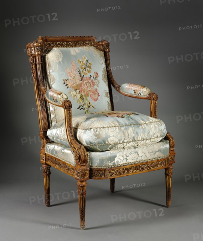 Armchair (Fauteuil), c. 1785. Nicolas-Denis Delaisement (French). Boxwood ; overall: 98.2 x 69.9 x 68.3 cm (38 11/16 x 27 1/2 x 26 7/8 in.).