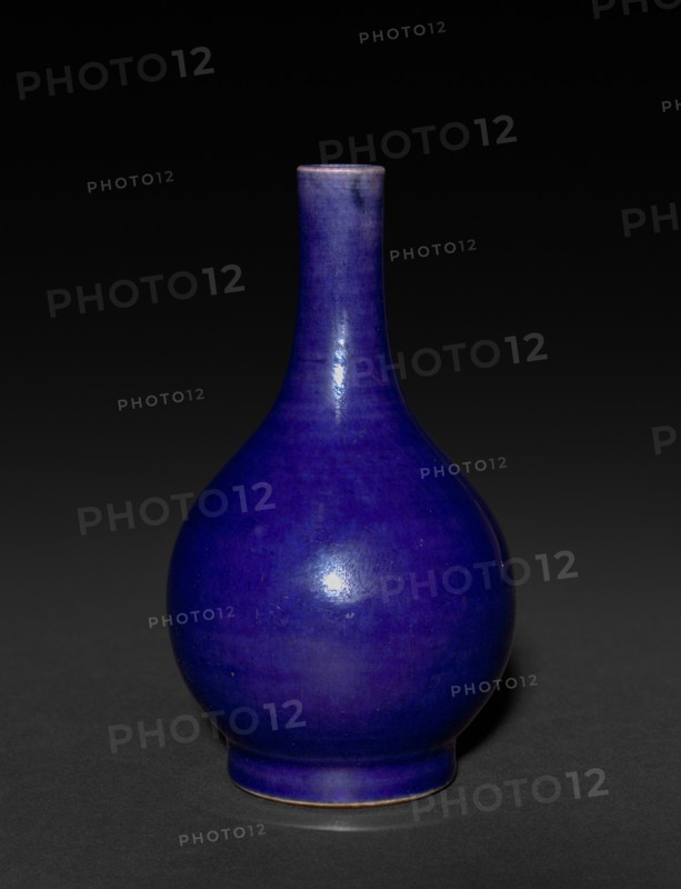 Bottle-Shaped Vase, 1736-1795. China, Qing dynasty (1644-1912), Qianlong reign (1735-1795). Porcelain; overall: 14.2 cm (5 9/16 in.).