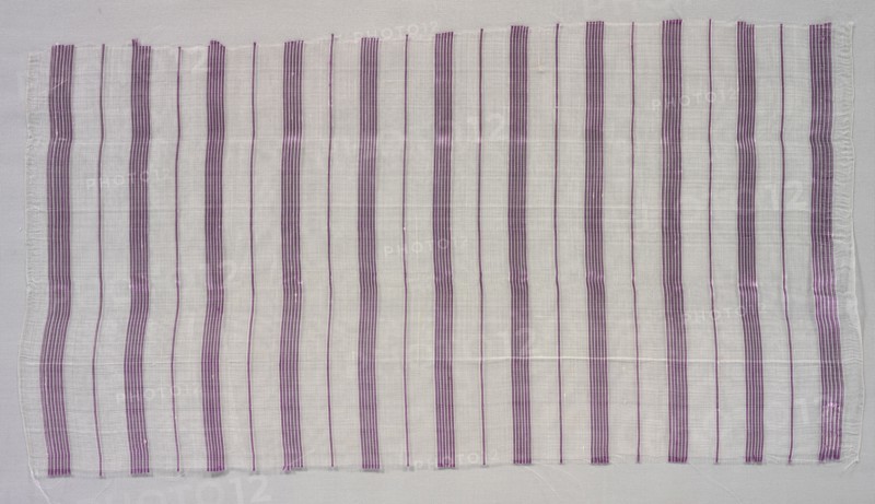 Piña Cloth, mid-19th century. Philippines, mid-19th century. Piña fiber; overall: 27.5 x 51 cm (10 13/16 x 20 1/16 in.).