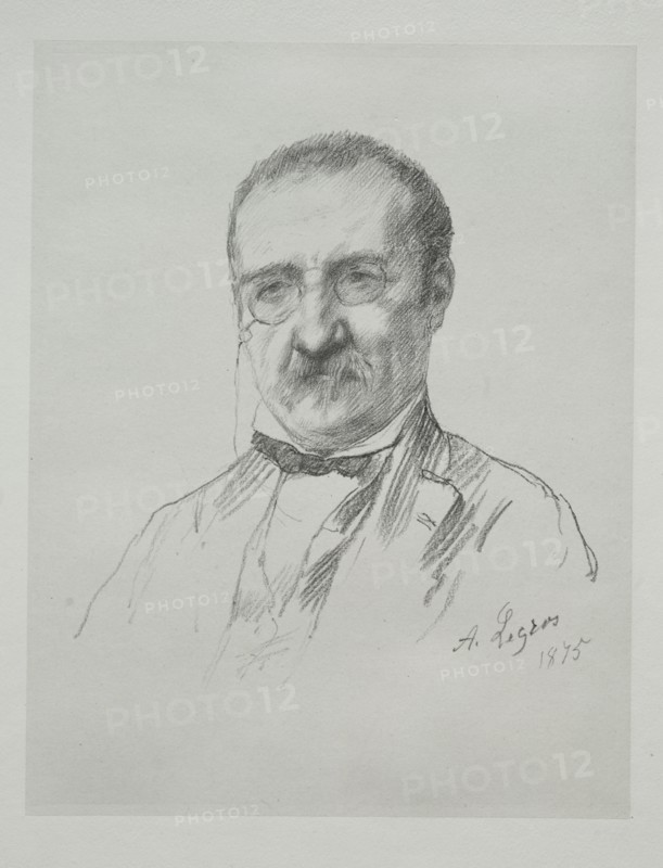 Mr. Champfleury, 1875. Alphonse Legros (French, 1837-1911). Lithograph