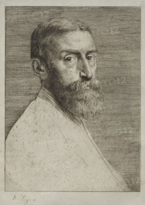 Sir E. J. Poynter. Alphonse Legros (French, 1837-1911). Etching and drypoint