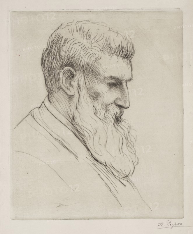 Portrait of Craibe Angus. Alphonse Legros (French, 1837-1911). Drypoint